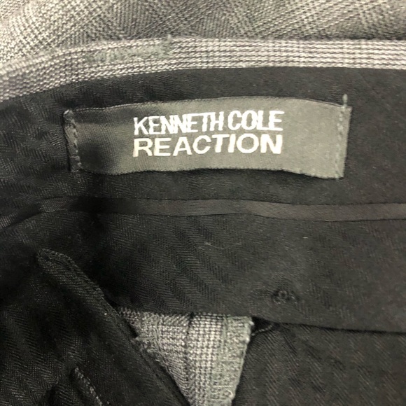 Kenneth Cole Men's Gray Dress Pants 34 - Picture 5 of 7